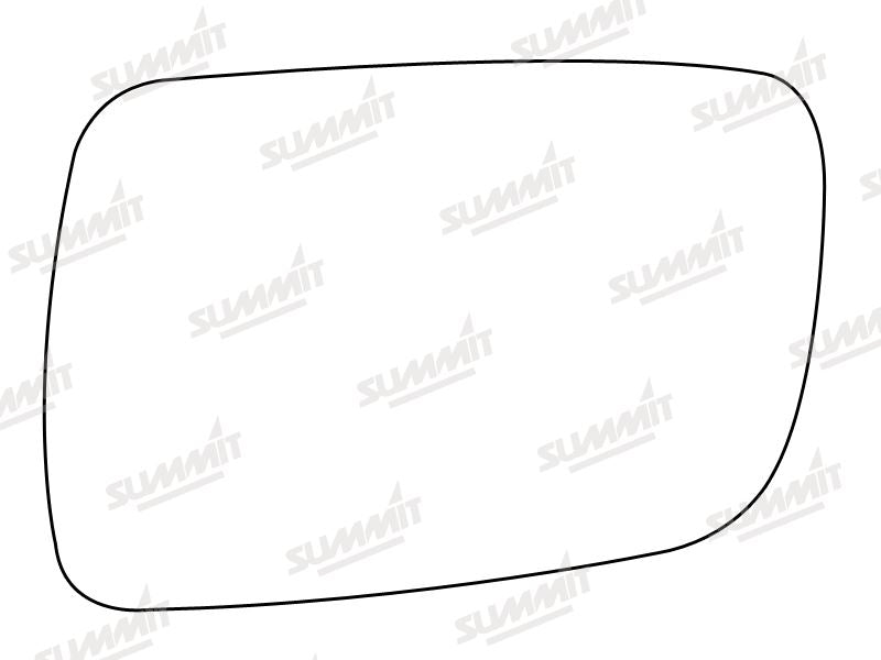 Summit Stick-On Standard Mirror Glass fits Grand Cherokee LHS Summit - Bars 4 Cars