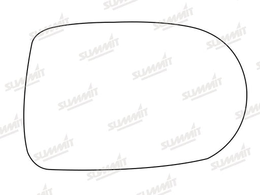 Summit Stick-On Standard Mirror Glass fits Mazda Xedos 6 9 RHS Summit - Bars 4 Cars