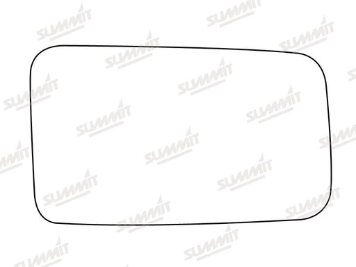 Summit Stick-On Standard Mirror Glass fits Renault 11 RHS Summit - Bars 4 Cars