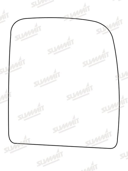 Summit Stick-On Commercial Mirror Glass fits Citroen Jumpy, Fiat Scudo, Peugeot Expert RHS Summit - Bars 4 Cars