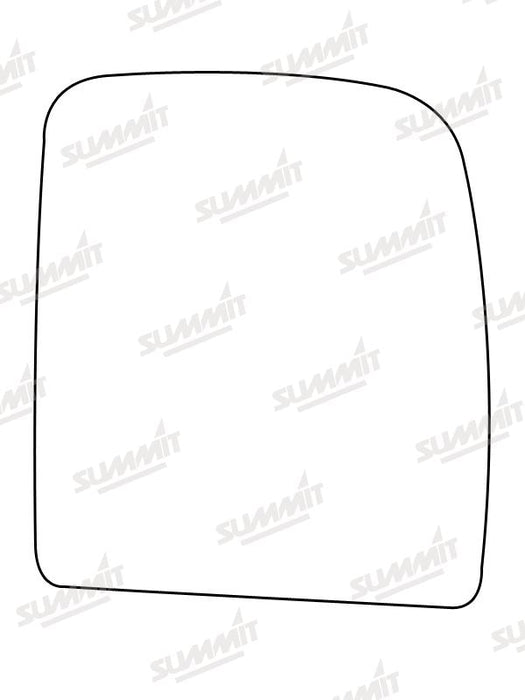 Summit Stick-On Commercial Mirror Glass fits Citroen Jumpy, Fiat Scudo, Peugeot Expert RHS Summit - Bars 4 Cars