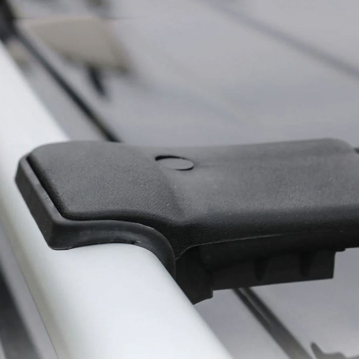 3x Roof Bars Rack Aluminium Black fits Ford Transit 2014- MK7