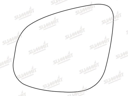 Summit Heated Base Plate With Blind Spot Mirror Glass fits Mercedes Citan 13 on LHS Summit - Bars 4 Cars