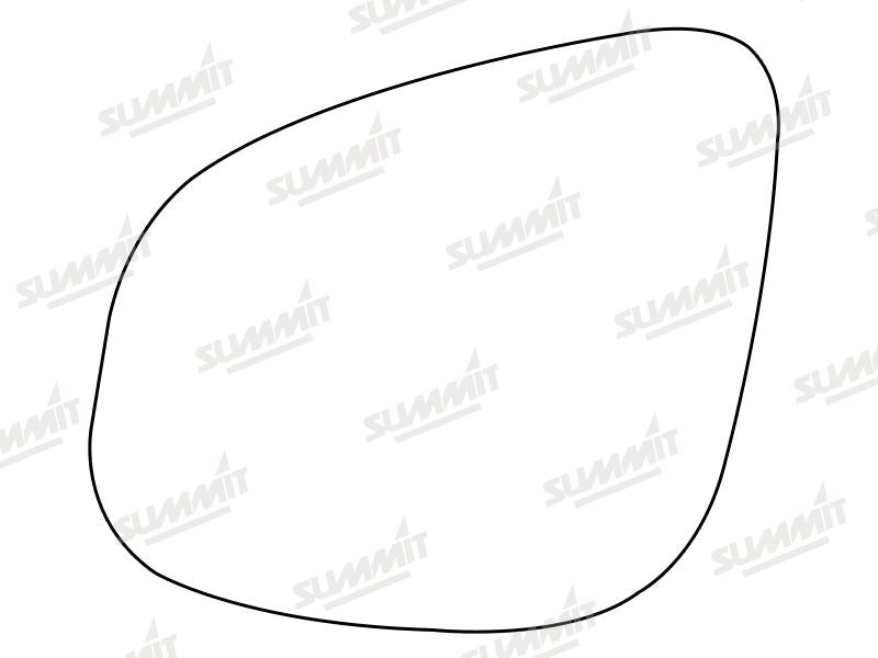 Summit Heated Base Plate With Blind Spot Mirror Glass fits Mercedes Citan 13 on LHS Summit - Bars 4 Cars