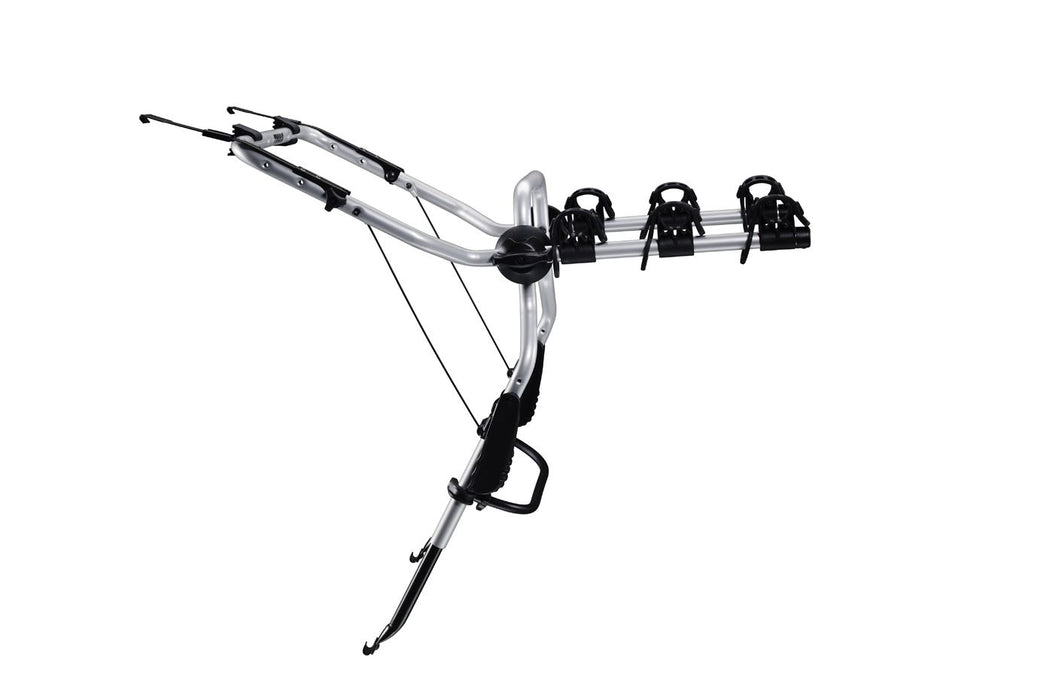 Thule Clip On 9104 three-bike hanging trunk bike rack aluminium Boot Bike Rack Thule - Bars 4 Cars