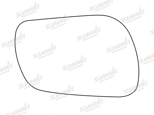 Summit Heated Base Plate With Standard Mirror Glass fits Mazda 3 03 to 09 RHS Summit - Bars 4 Cars