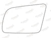 Summit Stick-On Standard Mirror Glass fits Vauxhall Cavalier LHS Summit - Bars 4 Cars