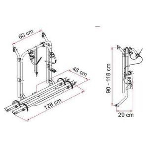 Fiamma Carry-Bike 200 D 02096-16- Fiamma - Bars 4 Cars