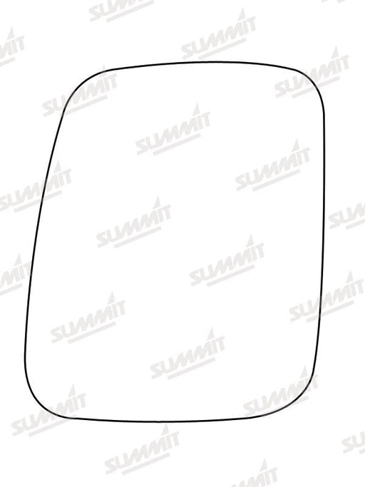 Summit Heated Base Plate With Commercial Mirror Glass fits VW Transporter T4 90 to 03 LHS RHS Summit - Bars 4 Cars
