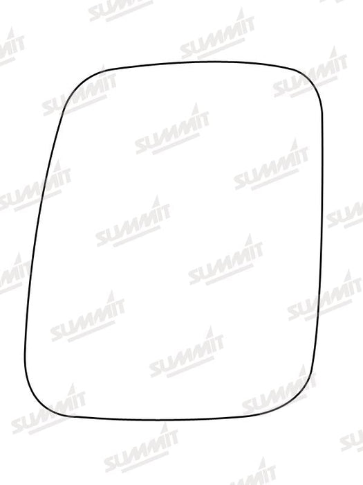 Summit Heated Base Plate With Commercial Mirror Glass fits VW Transporter T4 90 to 03 LHS RHS Summit - Bars 4 Cars