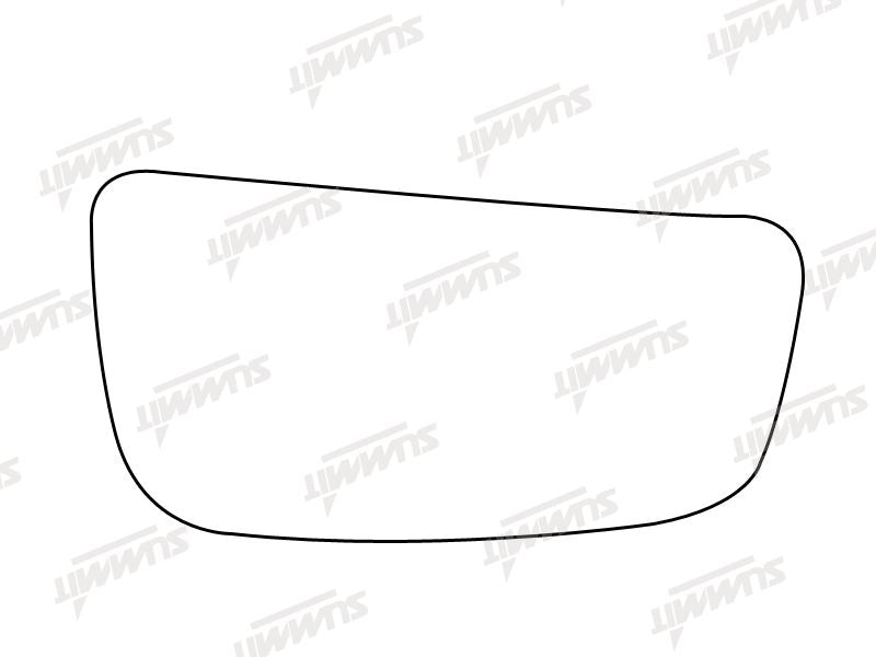 Summit Stick-On Commercial Lower Blind-Spot Mirror Glass fits Citroen Jumper, Fiat Scudo, Peugeot Expert RHS Summit - Bars 4 Cars