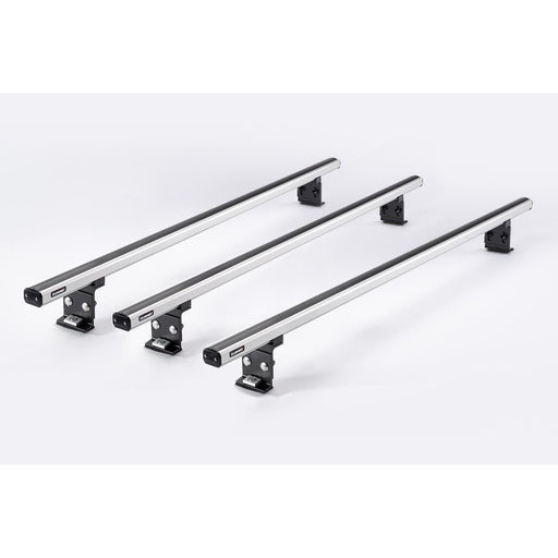 Summit Commercial 3 x Aluminium Fixed Point Roof Bars Rack 1.3m SULC-003 Summit - Bars 4 Cars