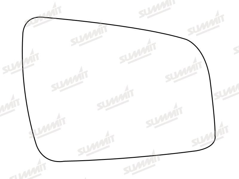 Summit Heated Backing Plate with Standard Glass fits Vauxhall Zafira 10 On RHS Summit - Bars 4 Cars