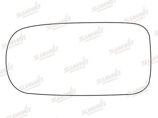 Summit Stick-On Standard Mirror Glass fits Jaguar XJ RHS LHS Summit - Bars 4 Cars