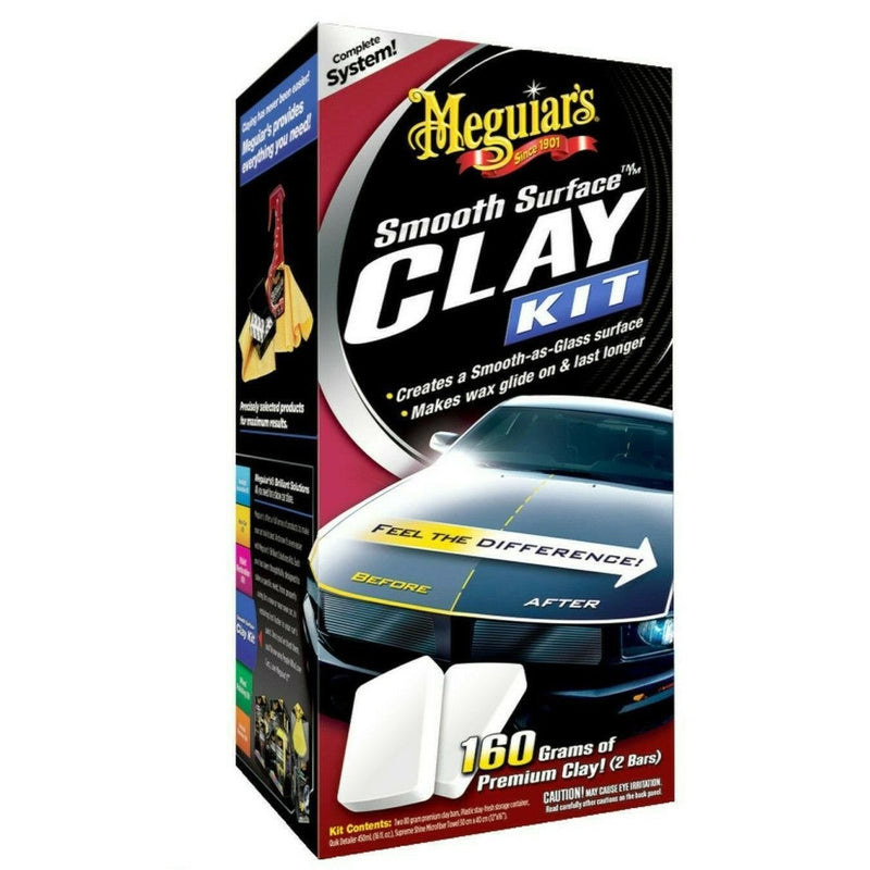 Meguiar's G191700EU Smooth Surface Clay Kit Quick Detailer Meguiars - Bars 4 Cars