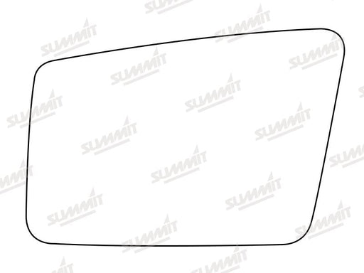 Summit Stick-On Standard Mirror Glass fits Volvo 340 360 LHS Summit - Bars 4 Cars