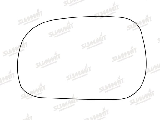 Summit Stick-On Standard Mirror Glass fits Renault Safrane LHS Summit - Bars 4 Cars