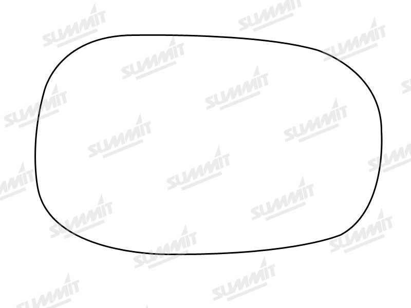 Summit Heated Base Plate With Standard Mirror Glass fits Ka 96 on LHS RHS Summit - Bars 4 Cars