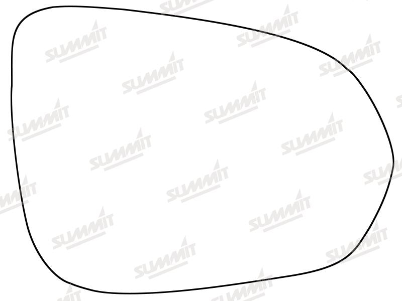 Summit Stick-On Standard Mirror Glass fits Lexus NX200 14 on RHS Summit - Bars 4 Cars