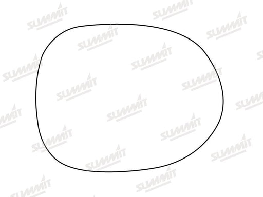 Summit Stick-On Standard Mirror Glass fits Honda Civic 06 on RHS LHS Summit - Bars 4 Cars