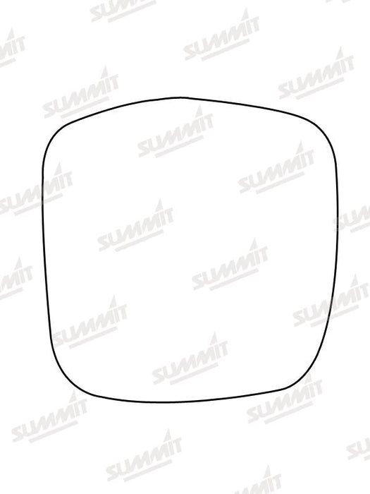 Summit Stick-On Standard Mirror Glass fits Toyota Landcruiser Colorado RHS Summit - Bars 4 Cars