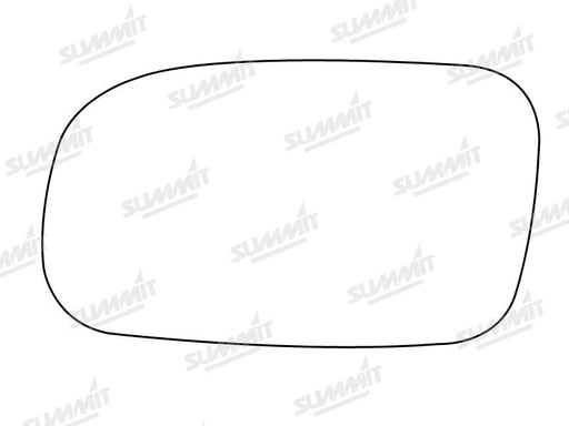 Summit Stick-On Standard Mirror Glass fits Daewoo Nexia LHS Summit - Bars 4 Cars