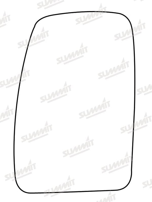 Summit Heated Base Plate With Commercial Mirror Glass fits Renault Master 10 on LHS Summit - Bars 4 Cars