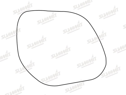 Summit Stick-On Standard Mirror Glass fits Mitsubishi Outlander 07 on RHS Summit - Bars 4 Cars