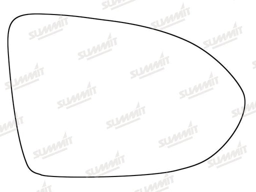Summit Stick-On Standard Mirror Glass fits VW Passat 15 on RHS Summit - Bars 4 Cars