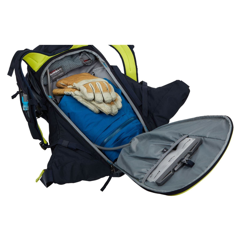 Thule Upslope 35L Removable Airbag 3.0 ready* Ski and Snowboard Rucksack Lime Punch green Thule - Bars 4 Cars