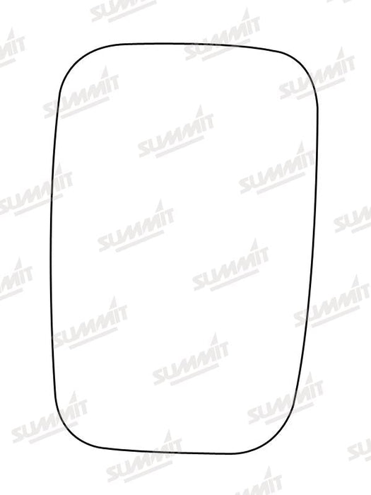 Summit Stick-On Commercial Mirror Glass fits Transit Bus 86 to 94 LHS RHS Summit - Bars 4 Cars