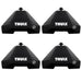 Thule 7105 Evo Foot Pack Clamp 710500 for normal roof - 4 Pack Thule - Bars 4 Cars