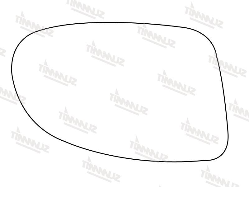 Summit Stick-On Standard Mirror Glass fits Vauxhall Omega RHS Summit - Bars 4 Cars