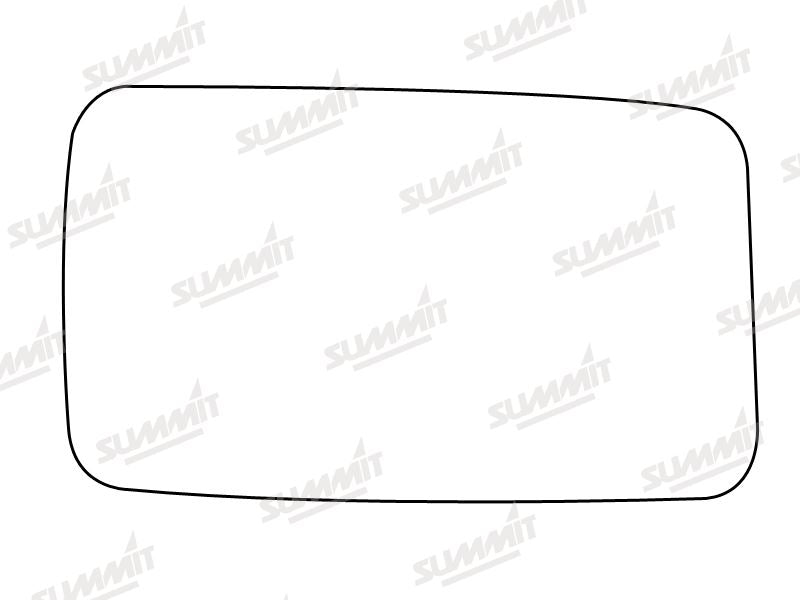 Summit Stick-On Standard Mirror Glass fits Renault 11 RHS Summit - Bars 4 Cars