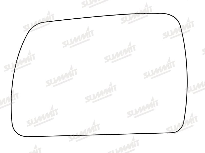 Summit Heated Base Plate With Blind Spot Mirror Glass fits BMW X3 LHS Summit - Bars 4 Cars