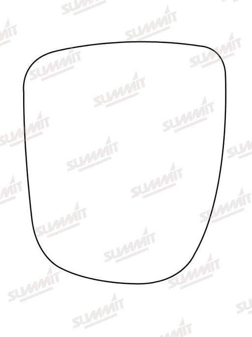 Summit Stick-On Commercial Mirror Glass fits Vauxhall Vivaro, Renault Traffic LHS Summit - Bars 4 Cars