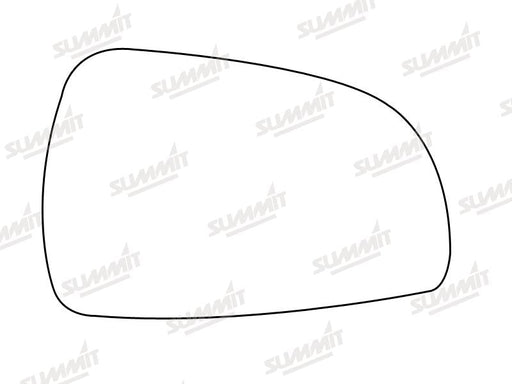 Summit Stick-On Standard Mirror Glass fits Hyundai Matiz 01 on RHS Summit - Bars 4 Cars