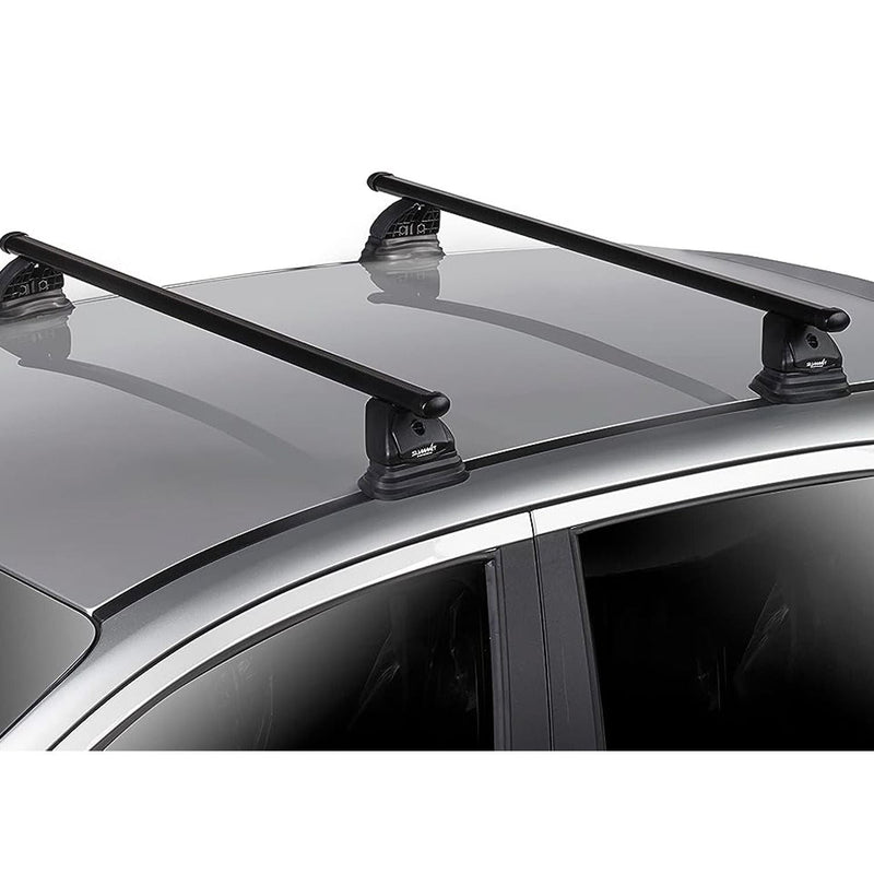 Summit SUP-058 Premium Multi Fit Roof Bars, Black Steel, Set of 2 - Summit Shop