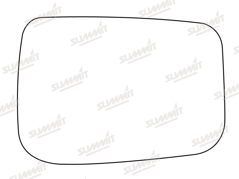 Summit Stick-On Standard Mirror Glass fits Ford Granada LHS Summit - Bars 4 Cars
