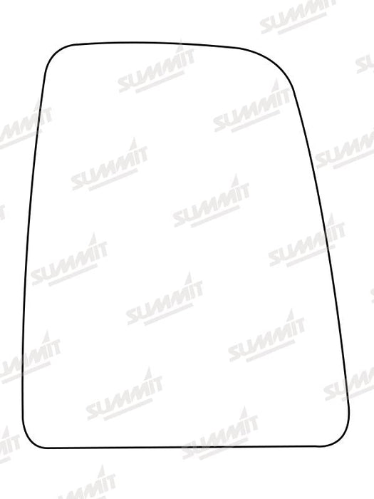 Summit Heated Base Plate With Commercial Mirror Glass fits Ford Transit 14 to 16 RHS Summit - Bars 4 Cars