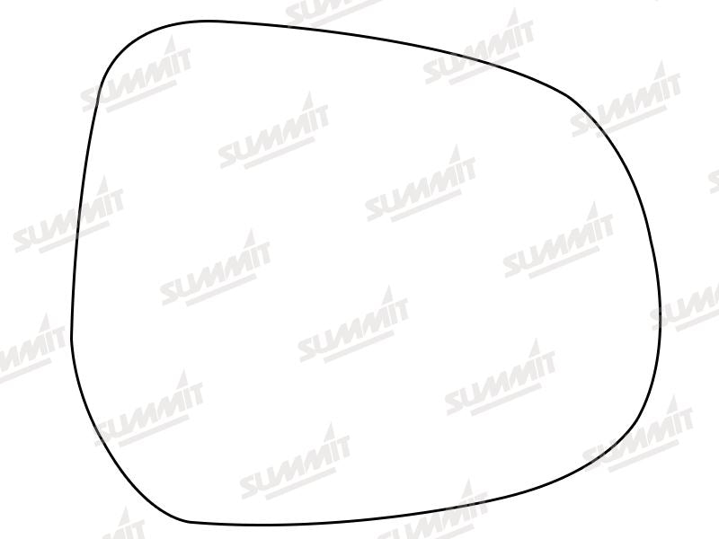 Summit Heated Base Plate With Standard Mirror Glass fits Vauxhall Agila 08 on Suzuki Splash 08 on RHS Summit - Bars 4 Cars