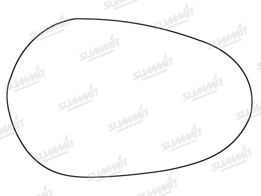 Summit Stick-On Standard Mirror Glass fits Lancia Ypsilon LHS & RHS Summit - Bars 4 Cars