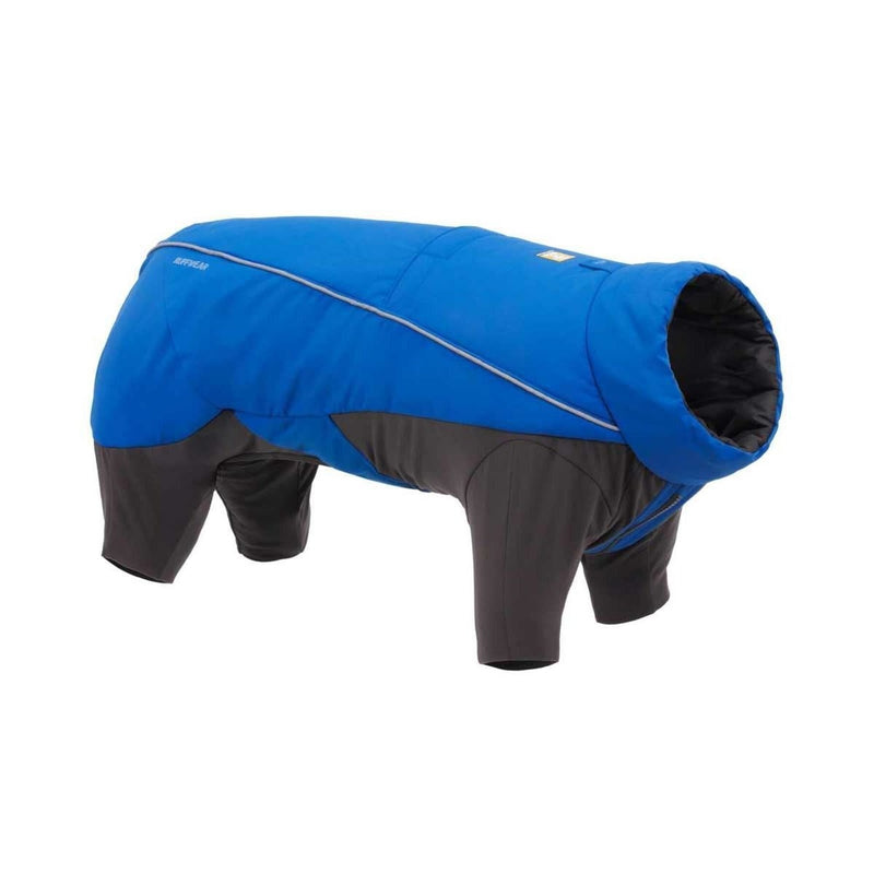Ruffwear Vert Coverall Dog Snow Suit in Blue Pool (Large) Ruffwear - Bars 4 Cars