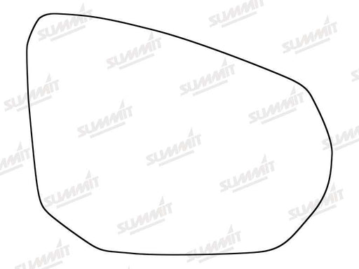 Summit Stick-On Standard Mirror Glass fits Nissan Juke 19 on RHS Summit - Bars 4 Cars