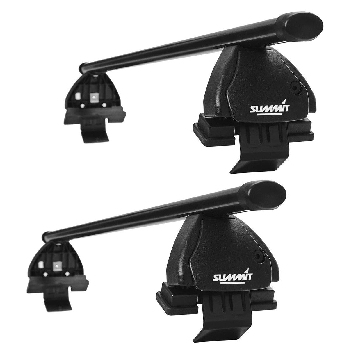 Summit SUP-055 Premium Multi Fit Roof Bars, Black Steel, Set of 2 - Summit Shop