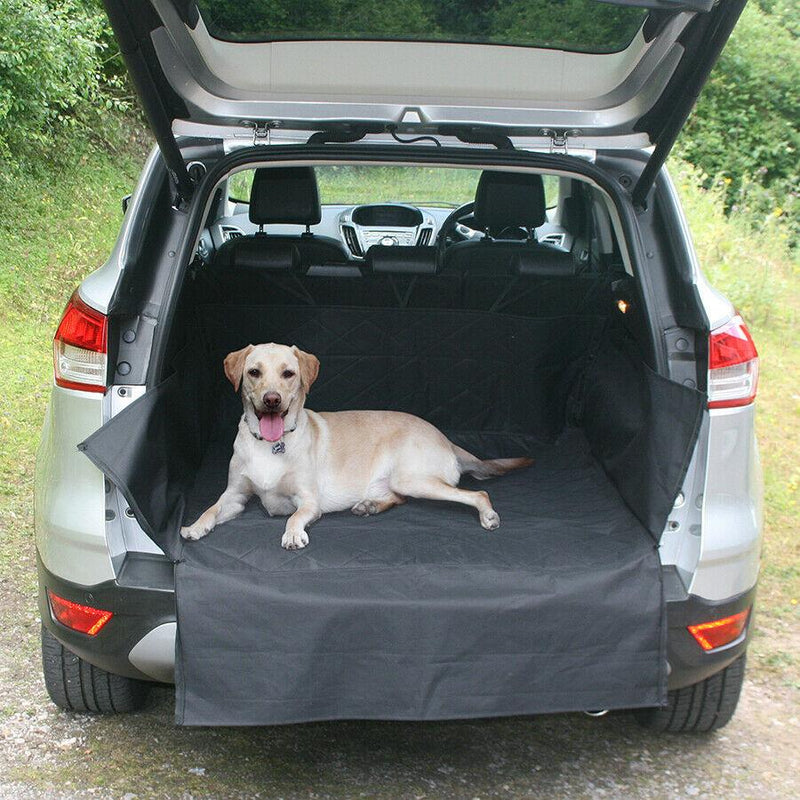 Premium Quilted Water Resistant Car Boot Liner & Bumper Protector Dog Pet Sakura - Bars 4 Cars