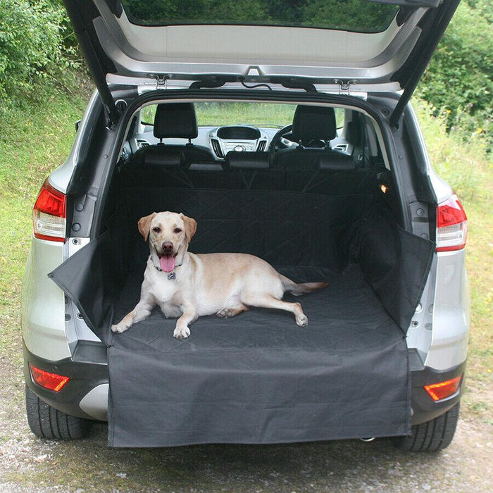 Premium Quilted Water Resistant Car Boot Liner & Bumper Protector Dog Pet Sakura - Bars 4 Cars