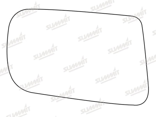 Summit Stick-On Standard Mirror Glass fits Lancia Thema RHS Summit - Bars 4 Cars