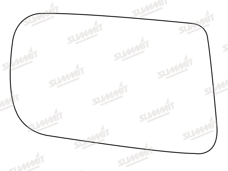 Summit Stick-On Standard Mirror Glass fits Lancia Thema RHS Summit - Bars 4 Cars