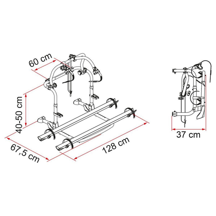 Fiamma Carry-Bike Pro C Knaus - Eifelland Fiamma - Bars 4 Cars